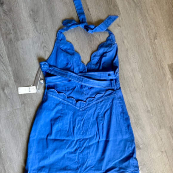 Anthropologie Halter Button-Down Dress - Picture 3 of 6